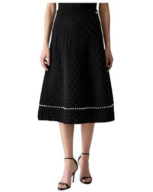 KARL LAGERFELD Midi Skirts - Negro