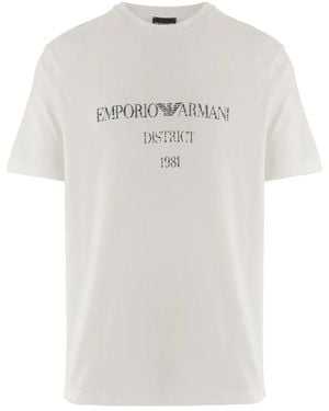 Emporio Armani T-Shirts - White