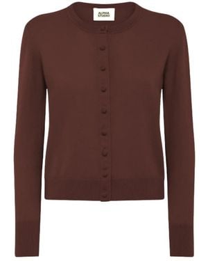 Alpha Studio Cardigans - Bruin