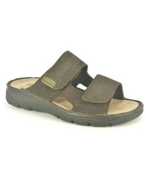 Rohde Schoenen ,Bruin ,Bruin Nubuc Muil O. 2Velcro Dz - Groen