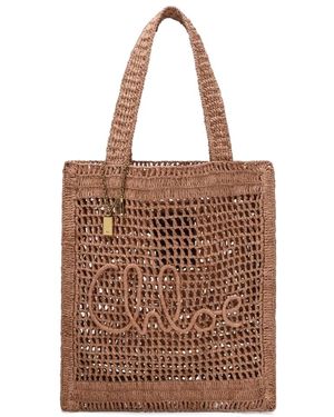 Chloé Tote Bags - Marrón