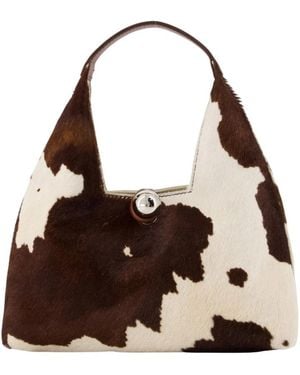 Marni Tassen ,Bruin ,Katoen Trapeze Kleine Tas