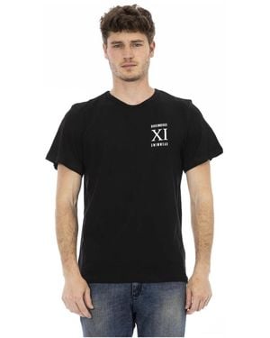 Bikkembergs Strandbekleidung t-shirt mit frontdruck - Schwarz