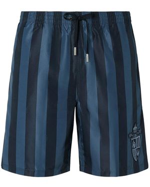 Fendi Badmode ,Blauw ,Polyester Crest Zwemshorts
