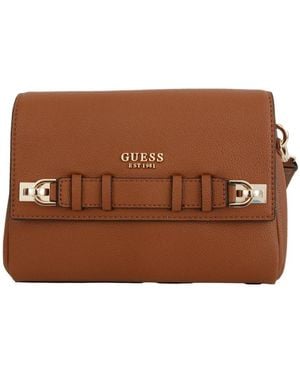 Guess Cuoio Crossbody - Braun
