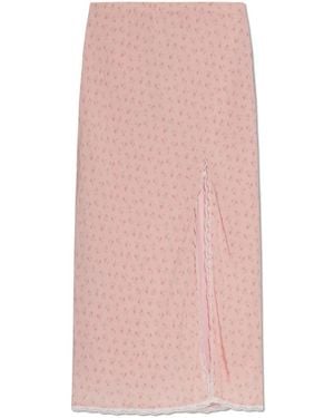 LoveShackFancy Midi Skirts - Rosa