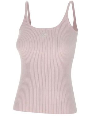 Courreges Sleeveless Tops - Rosa