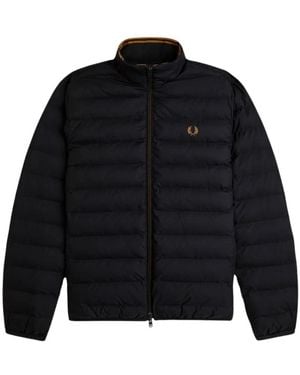 Fred Perry Gesteppte Jacke - Blau