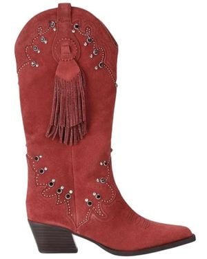 Kurt Geiger Cowboy Boots - Rojo