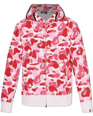 A Bathing Ape Zip-Throughs - Rosso