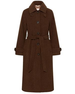 Part Two Belted Coats - Marrón