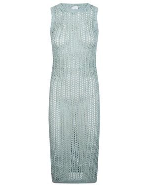 Eleventy Knitted Dresses - Blue
