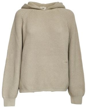 Autry Gestrickter Hoodie - Grau