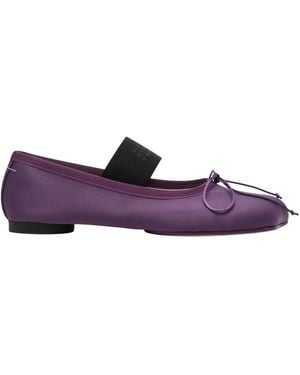 MM6 by Maison Margiela Ballerinas - Morado