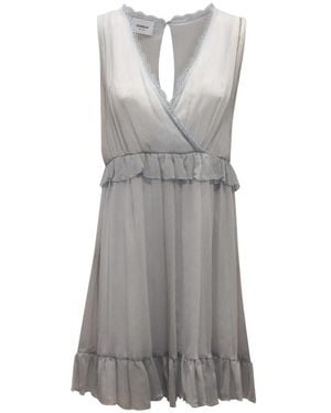 Dondup Short Dresses - Gray