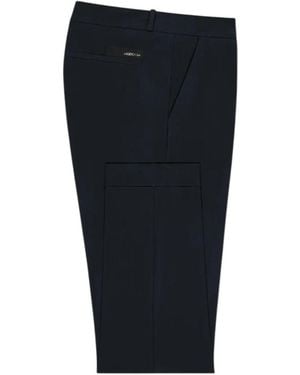 Rrd Broeken ,Zwart ,Leer Slim-Fit Broeken