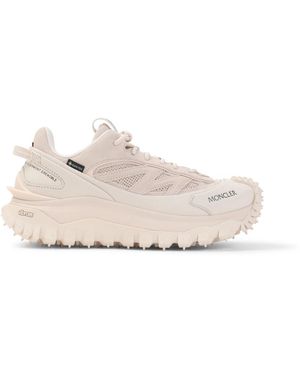 Moncler Schoenen ,Roze ,Suède Trailgrip Apex Craft Gtx Sneakers - Wit