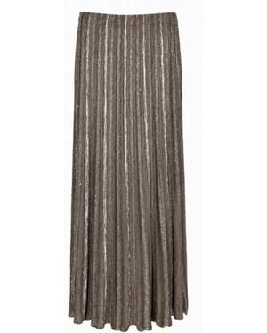 D.exterior Midi Skirts - Marrón