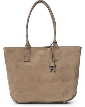 Hogan Tote Bags - Neutro