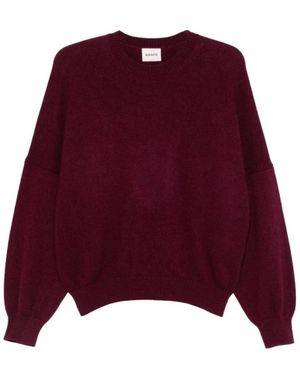 KHAITE Truien & Vesten ,Rood ,Kasjmier Margaux Trui - Paars