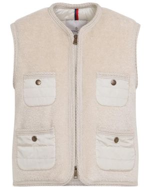 Moncler Vests - Natural