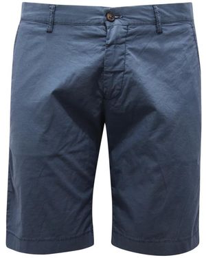 BERWICK  1707 Casual Shorts - Blue