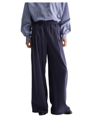 Bellerose Wide Trousers - Azul