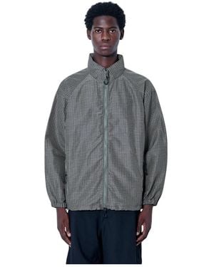 Comme des Garçons Lichtgewicht Geruite Jas - Grijs