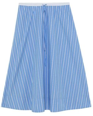 Roy Rogers Midi Skirts - Blu