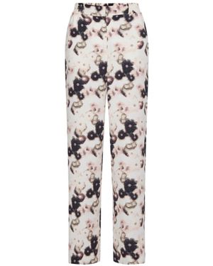 Calvin Klein Wide Trousers - Natural