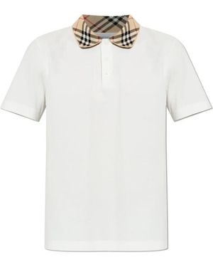 Burberry Polo Shirts - Blanco