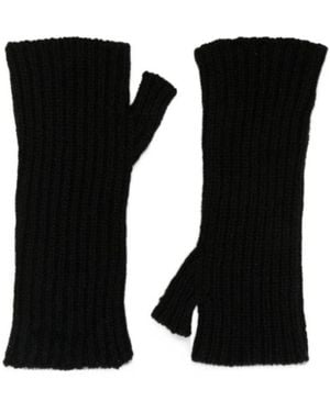 Mrz Handschuhe Aus Wolle Und Kaschmir - Schwarz