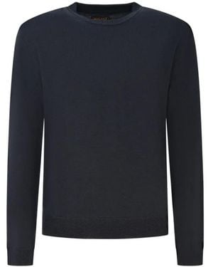 Woolrich Round-Neck Knitwear - Bleu