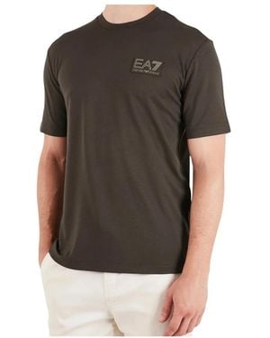 EA7 Premium Label Oversized T-Shirt - Zwart