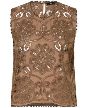 Riani Sleeveless Tops - Marron
