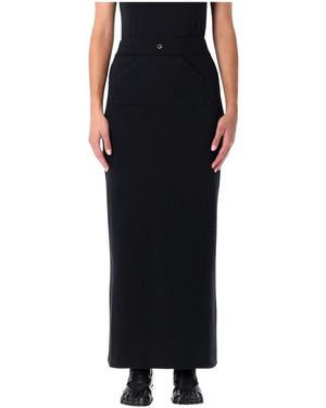 Coperni Rokken ,Zwart ,Katoen Sportieve Urban Jogging Rok