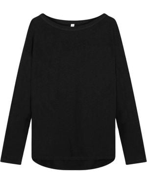10Days Long Sleeve Linen - Schwarz