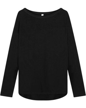 10Days The Long Sleeve Linen - Zwart