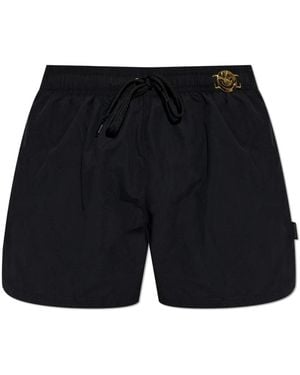 Moschino Zwemshorts Met Een Appliqué - Zwart