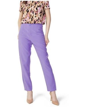 ONLY Straight Trousers - Violet