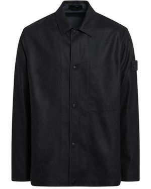 Stone Island Light Jackets - Black