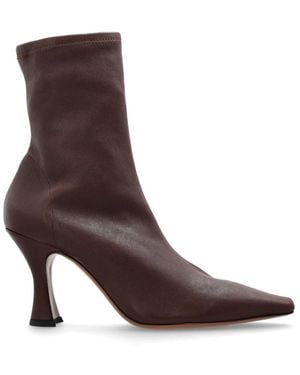 Neous Heeled Boots - Marron