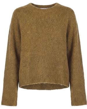 Ottod'Ame Rundhals-Strickware - Grün