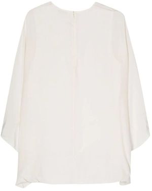 Rodebjer Stilvolle canvas solha bluse - Weiß