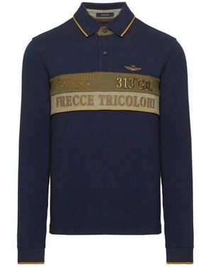 Aeronautica Militare Polo Shirts - Bleu