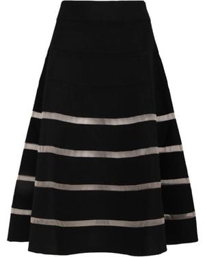 Balmain Midi Skirts - Negro