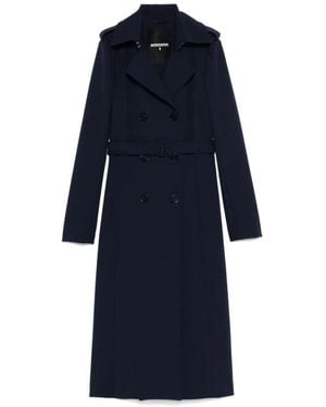 Patrizia Pepe Trench Coats - Blue