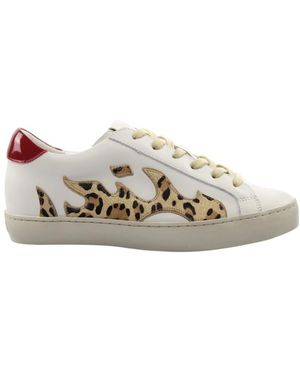 Bibi Lou Schoenen ,Veelkleurig ,Luipaardprint Stijlvolle Damesschoenen - Grijs