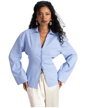 GUAJA. Overhemden ,Blauw ,Shirt