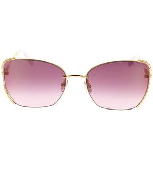BVLGARI Accessoires ,Geel ,Zonnebril - Paars